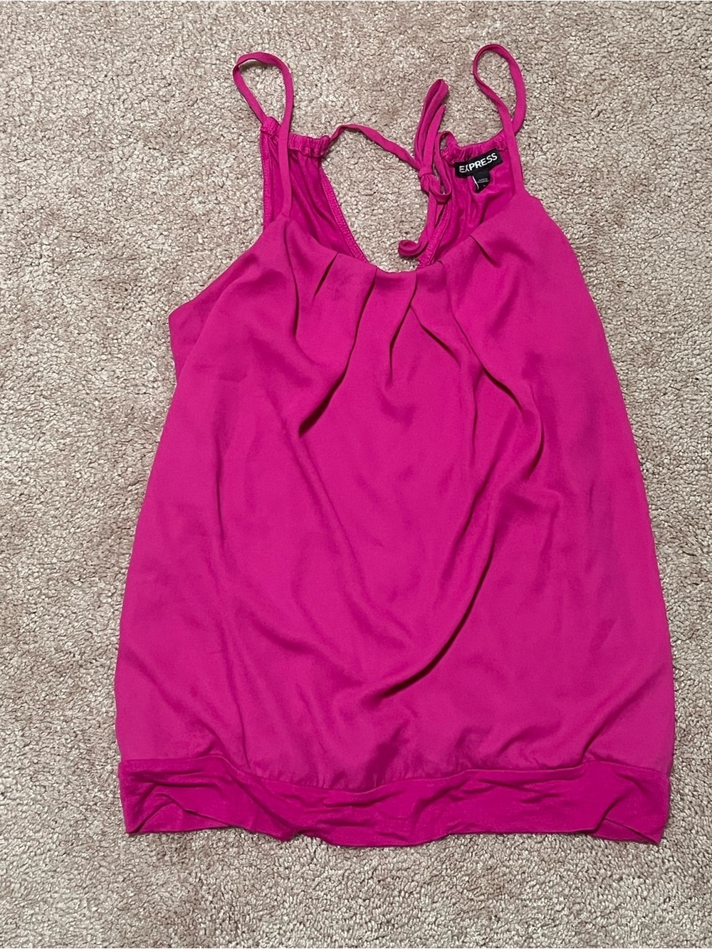 Express Hot Pink Spaghetti Strap Camisole